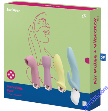 Satisfyer Marvelous Four Air Pulse Vibrator Set Rechargeable box