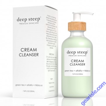 Cream Cleanser Fragrance Free 7.8 Oz Vegan Deep Steep Skin Care front