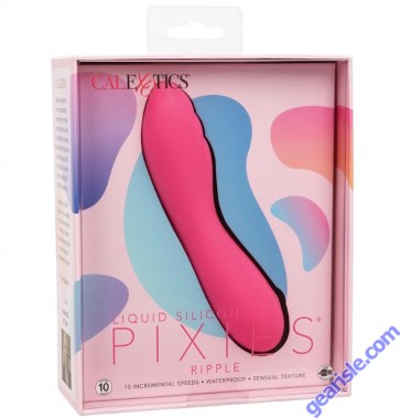 CalExotics Pixies Ripple Liquid Silicone Waterproof Vibrator box