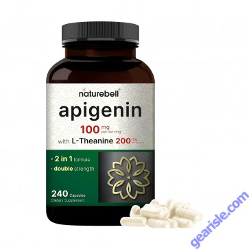NatureBell Apigenin & L-Theanine Capsules