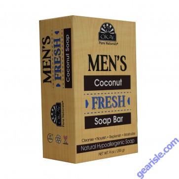 OKAY Coconut Fresh Bar Soap front view