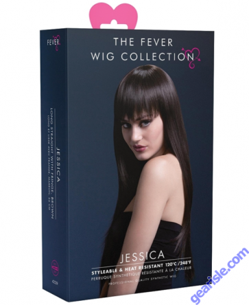 The Fever Jessica Wig Brown Long Straight Cut Styleable