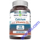 Calcium Vitamin D3 Supplement 220 Softgels