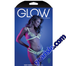 Fantasy Lingerie Glow Night Vision Bralette Panty Neon Green
