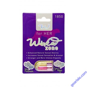 Wicked Zone 1850 For Her Libido Natural Enhancement Pill