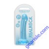 Shots Toys Dildo Non Realistic Pink 6.7" Crystal Blue Suction Cup