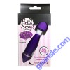 Shibari Hello Sexy Bling Silicone Mini Wand Vibrator Purple 4 Inches