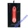 Vibrator Sensuelle Trinitii 3 In 1 Suction Tongue Rechargeable Coral