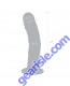 Glas 7" Curved Realistic Handblown Glass Dildo With Veins sizes