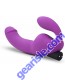 Blush Temptasia Cyrus Strapless Silicone Purple Dildo Vibrating Bullet ready to go