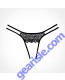 Adore Lovestruck Panty black solo back